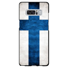 DistinctInk® Hard Plastic Snap-On Case for Apple iPhone or Samsung Galaxy - Finland Old Flag