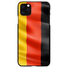 DistinctInk® Hard Plastic Snap-On Case for Apple iPhone or Samsung Galaxy - Germany Waving Flag