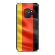 DistinctInk® Clear Shockproof Hybrid Case for Apple iPhone / Samsung Galaxy / Google Pixel - Germany Waving Flag