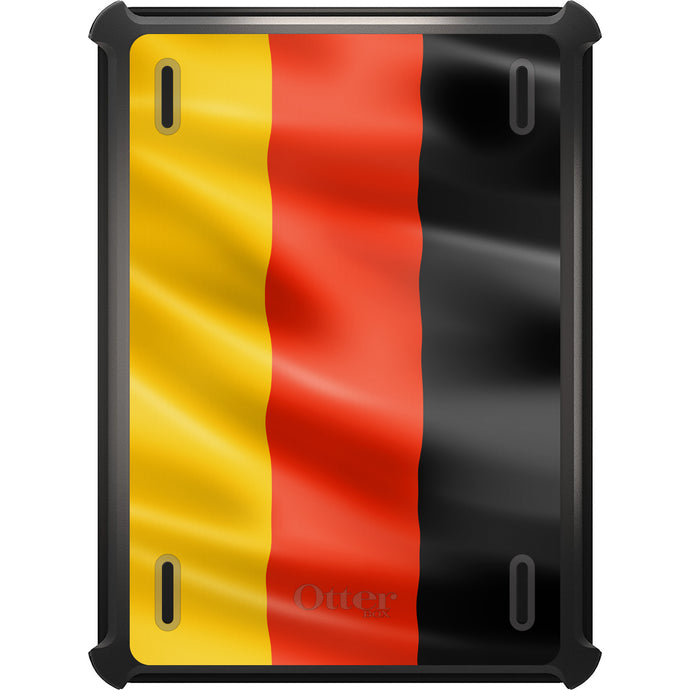 DistinctInk™ OtterBox Defender Series Case for Apple iPad / iPad Pro / iPad Air / iPad Mini - Germany Waving Flag