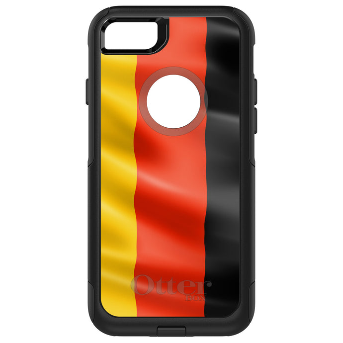 DistinctInk OtterBox Commuter Series Case for Apple iPhone or Samsung Galaxy - Germany Waving Flag