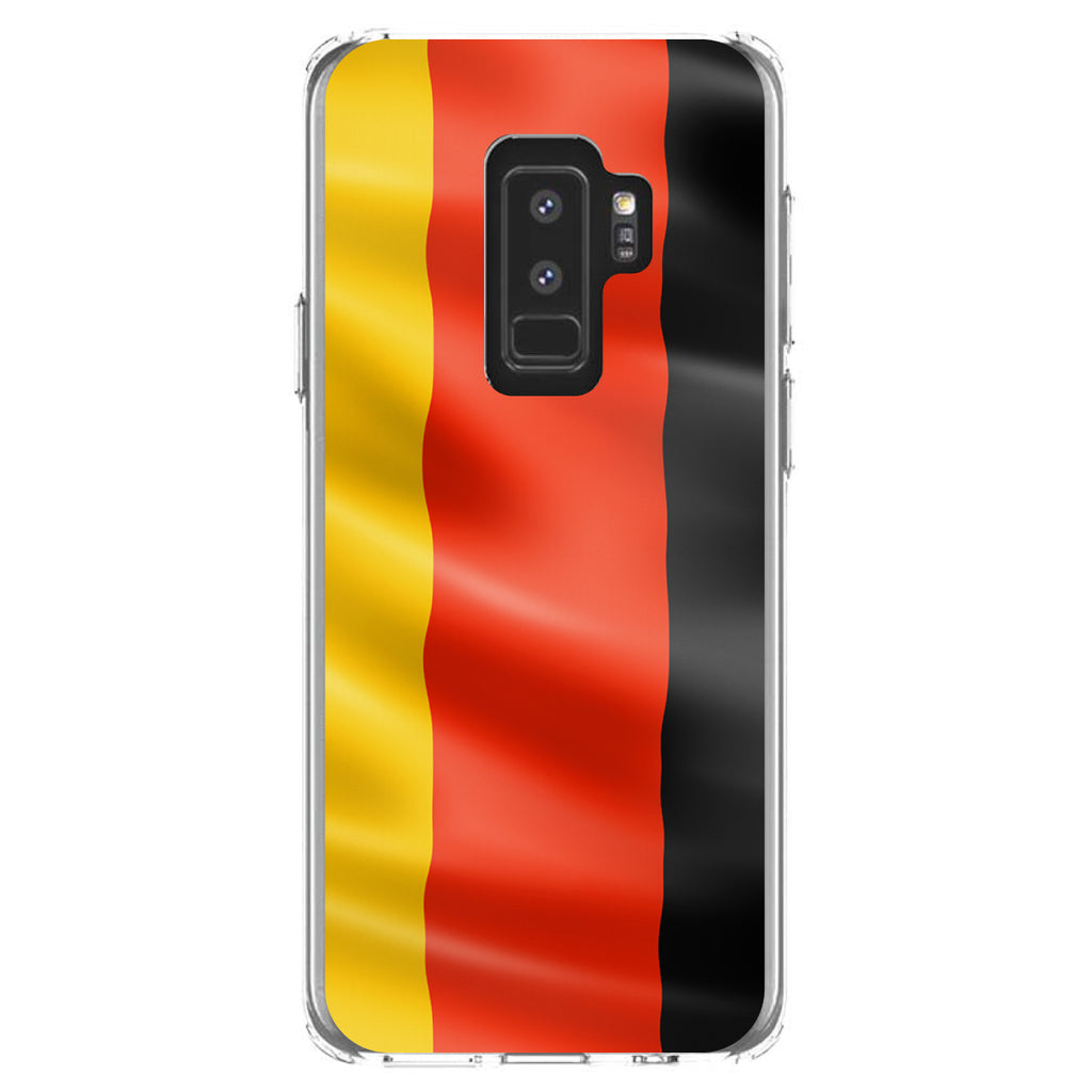 Germany Waving Flag Clear Shockproof iPhone Case, view 20
