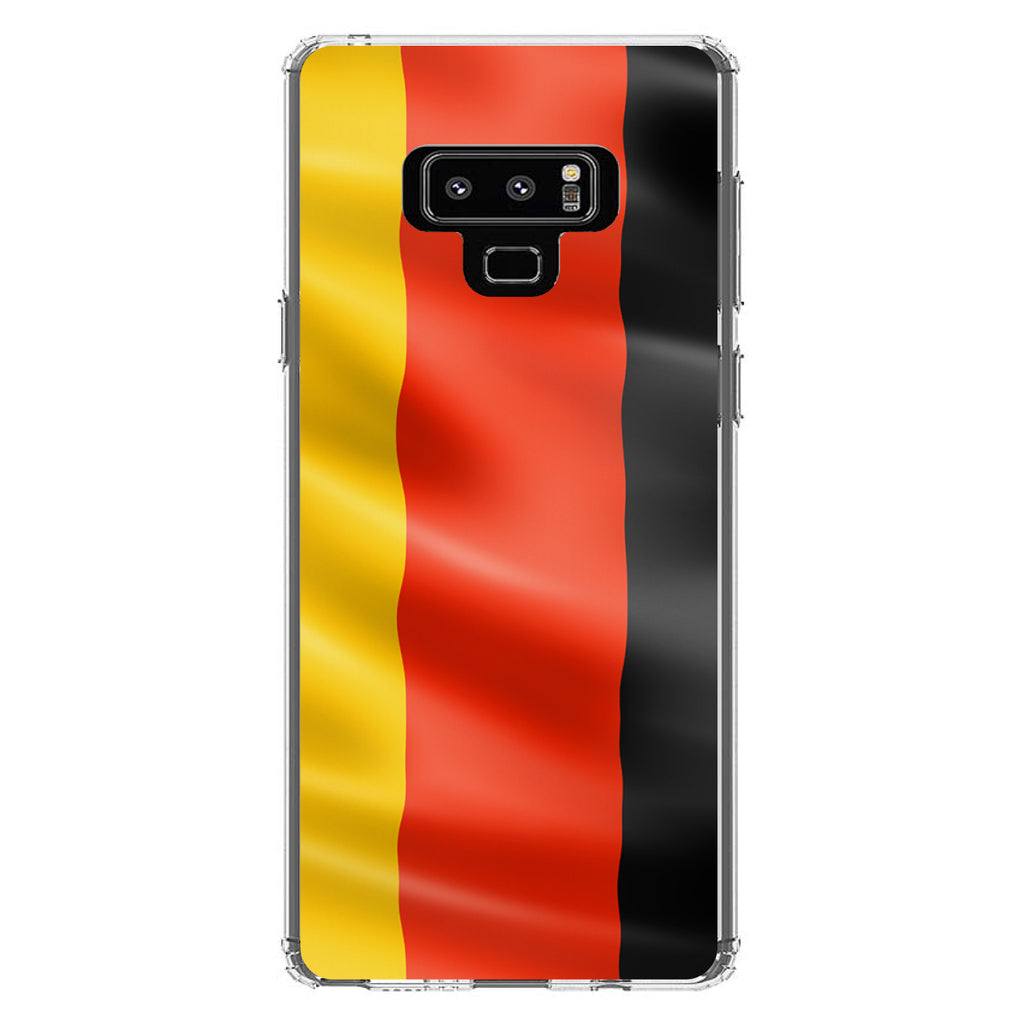 Germany Waving Flag Clear Shockproof iPhone Case, view 11