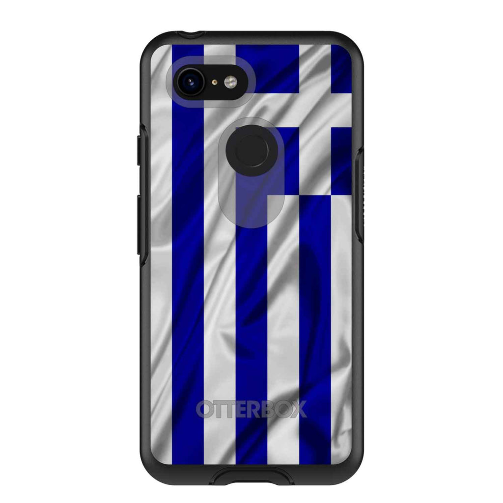 Greece Waving Flag OtterBox Symmetry Case for iPhone & Galaxy, view 15