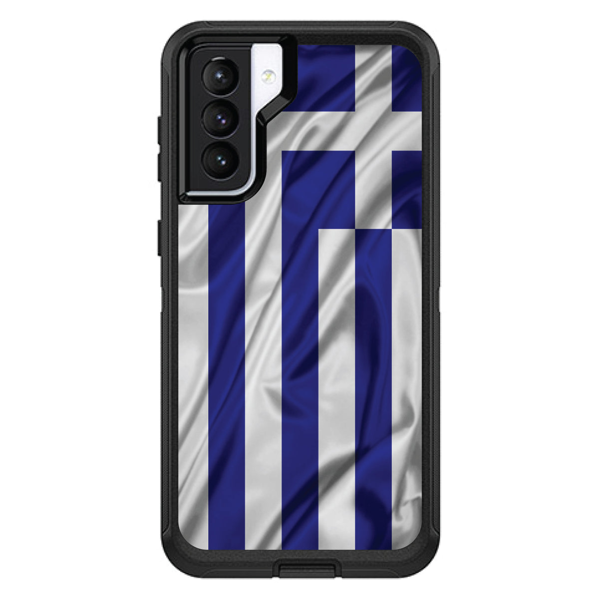 Greece Waving Flag OtterBox Defender Case for iPhone & Galaxy, view 6