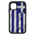 Greece Waving Flag OtterBox Defender Case for iPhone & Galaxy, view 2