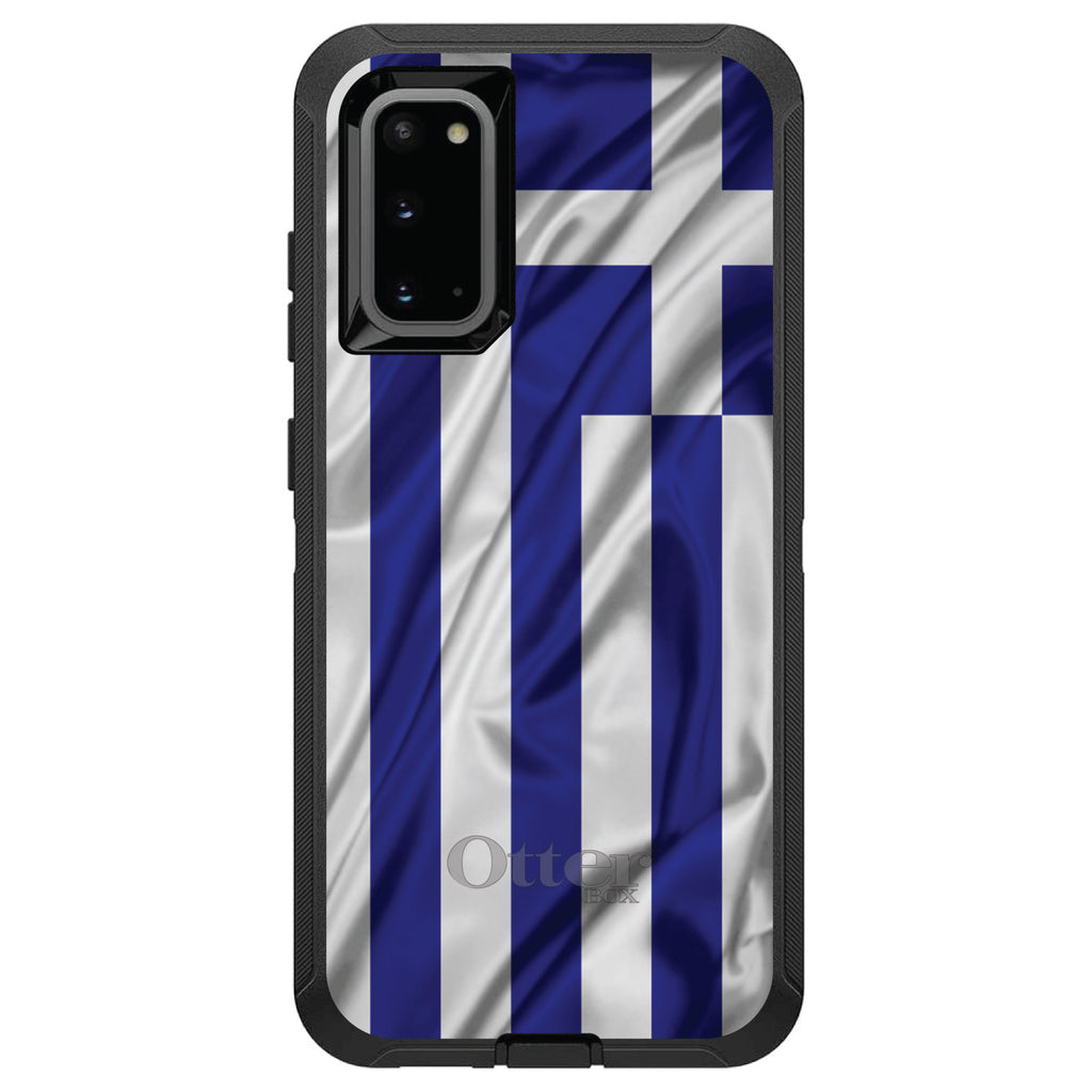 Greece Waving Flag OtterBox Defender Case for iPhone & Galaxy, view 8