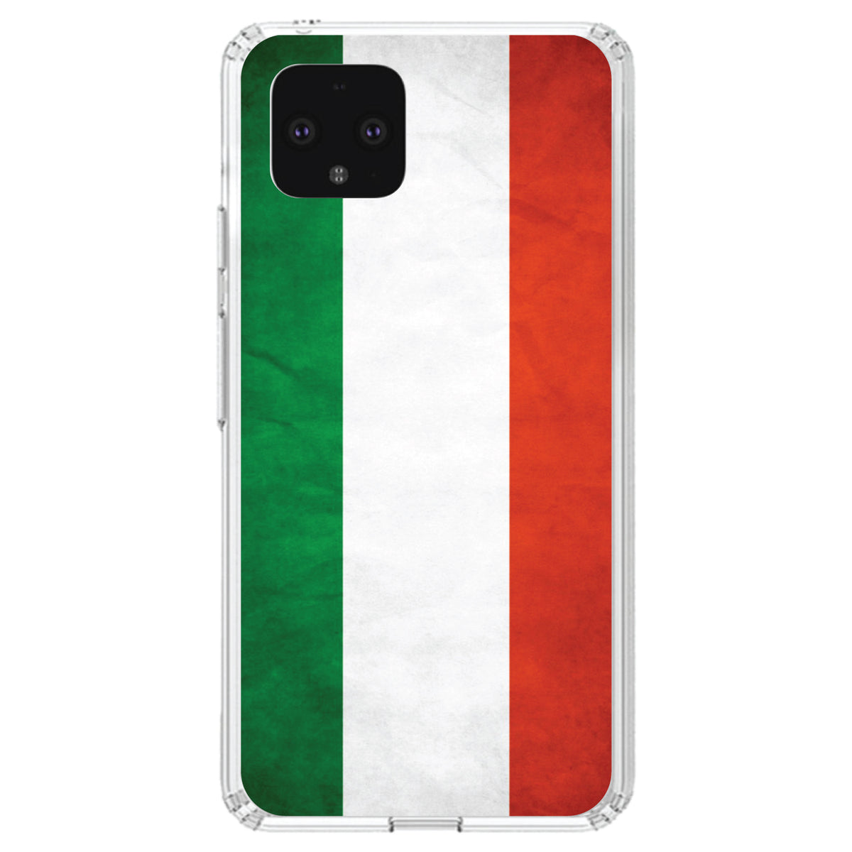 Hungary Old Flag Clear Shockproof iPhone Case, view 24