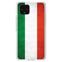DistinctInk® Clear Shockproof Hybrid Case for Apple iPhone / Samsung Galaxy / Google Pixel - Hungary Old Flag