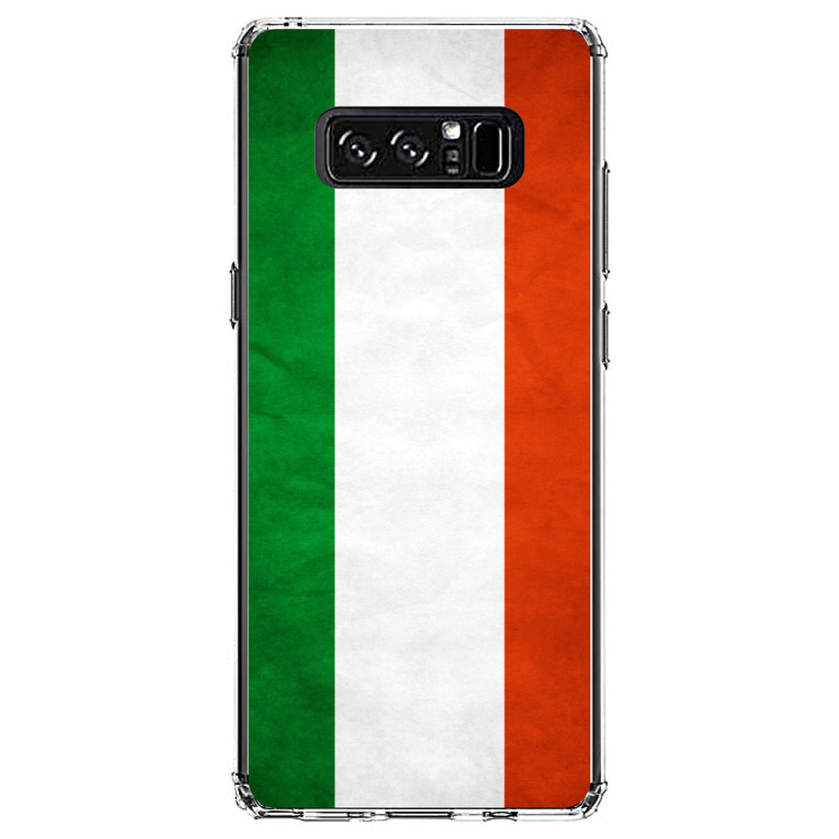 Hungary Old Flag Clear Shockproof iPhone Case, view 12