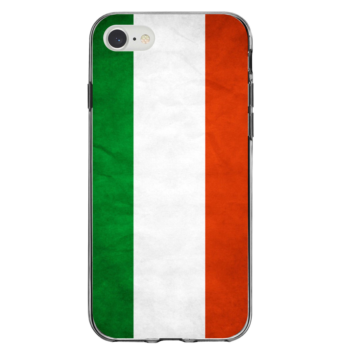 Hungary Old Flag Clear Shockproof iPhone Case, view 5