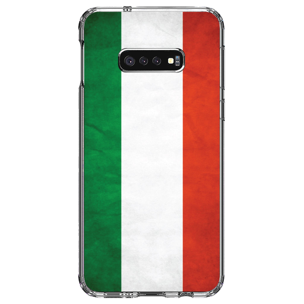 Hungary Old Flag Clear Shockproof iPhone Case, view 18