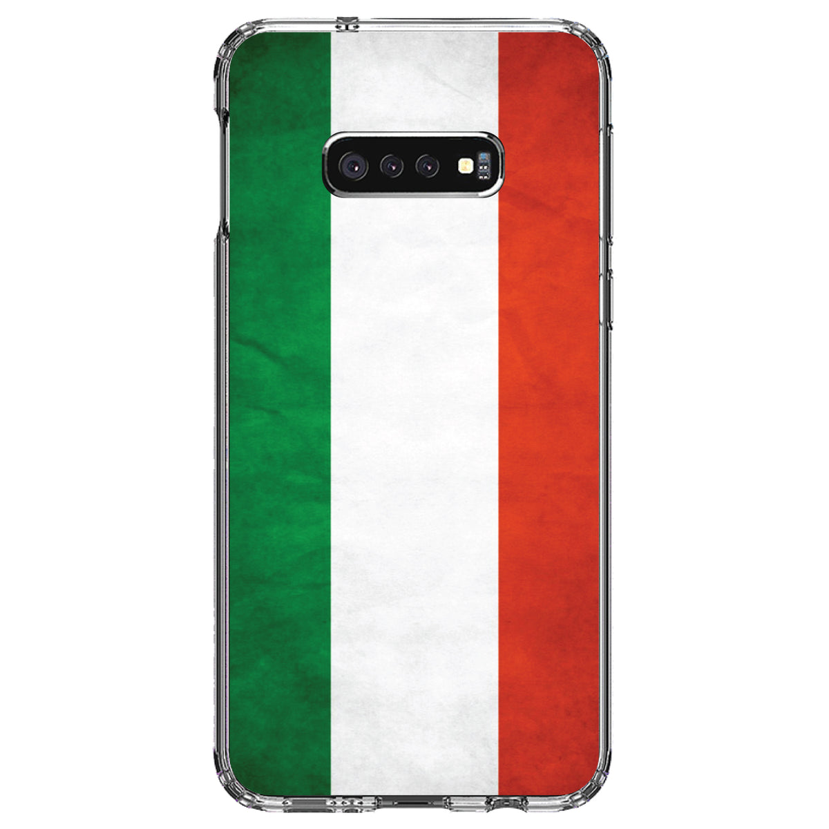 Hungary Old Flag Clear Shockproof iPhone Case, view 18