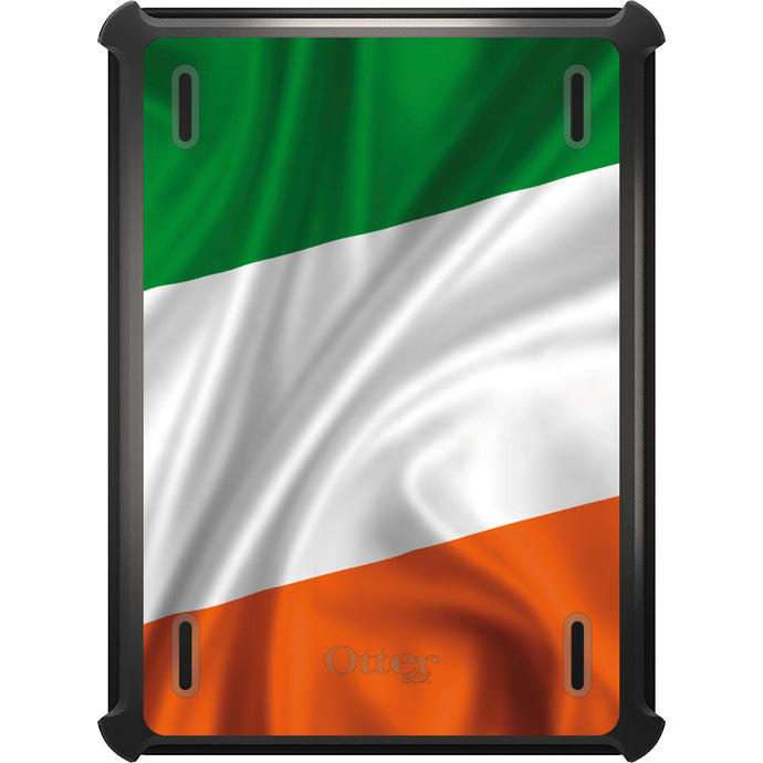 DistinctInk™ OtterBox Defender Series Case for Apple iPad / iPad Pro / iPad Air / iPad Mini - Ireland Waving Flag