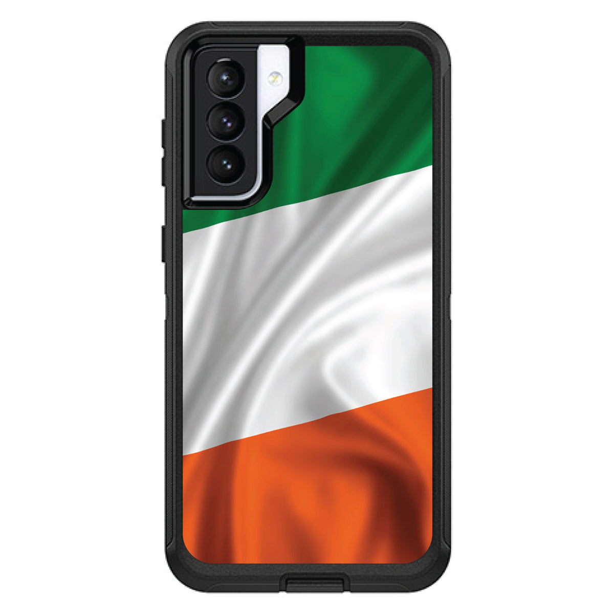 Ireland Waving Flag OtterBox Defender Case for iPhone & Galaxy, view 6