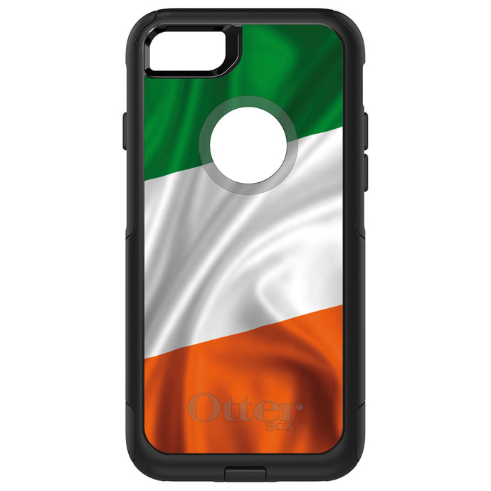 DistinctInk OtterBox Commuter Series Case for Apple iPhone or Samsung Galaxy - Ireland Waving Flag