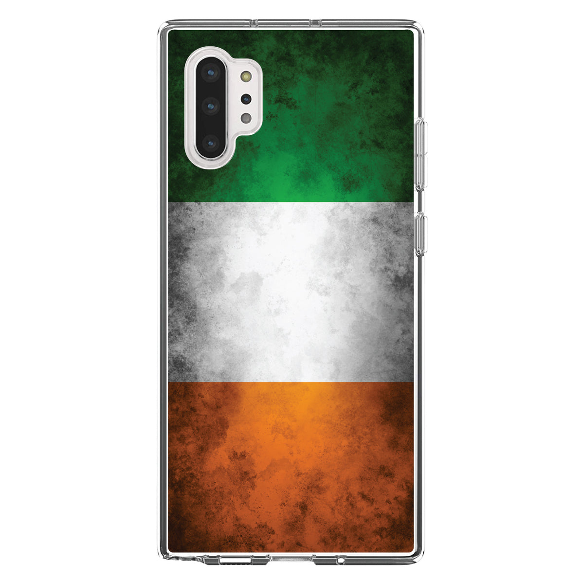 Ireland Old Flag Clear Shockproof iPhone Case, view 10