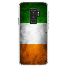 DistinctInk® Clear Shockproof Hybrid Case for Apple iPhone / Samsung Galaxy / Google Pixel - Ireland Old Flag