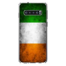 DistinctInk® Clear Shockproof Hybrid Case for Apple iPhone / Samsung Galaxy / Google Pixel - Ireland Old Flag