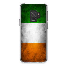 DistinctInk® Clear Shockproof Hybrid Case for Apple iPhone / Samsung Galaxy / Google Pixel - Ireland Old Flag