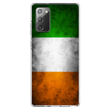 DistinctInk® Clear Shockproof Hybrid Case for Apple iPhone / Samsung Galaxy / Google Pixel - Ireland Old Flag