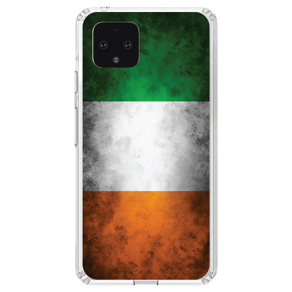 Ireland Old Flag Clear Shockproof iPhone Case, view 24