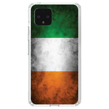 DistinctInk® Clear Shockproof Hybrid Case for Apple iPhone / Samsung Galaxy / Google Pixel - Ireland Old Flag