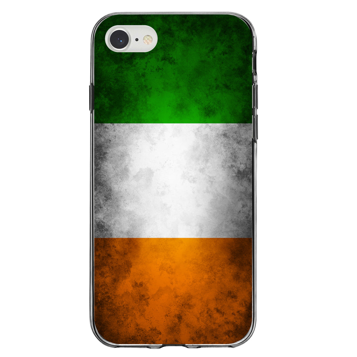Ireland Old Flag Clear Shockproof iPhone Case, view 5