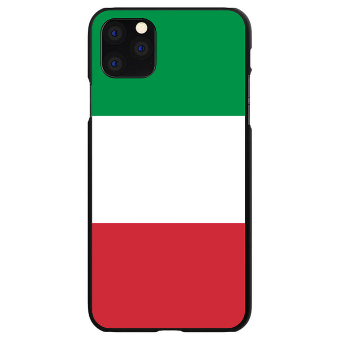 DistinctInk® Hard Plastic Snap-On Case for Apple iPhone or Samsung Galaxy - Italy Flag