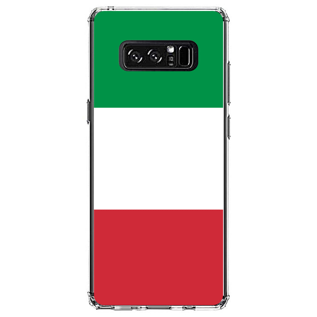 Italy Flag Red White Green Clear Shockproof iPhone Case, view 12