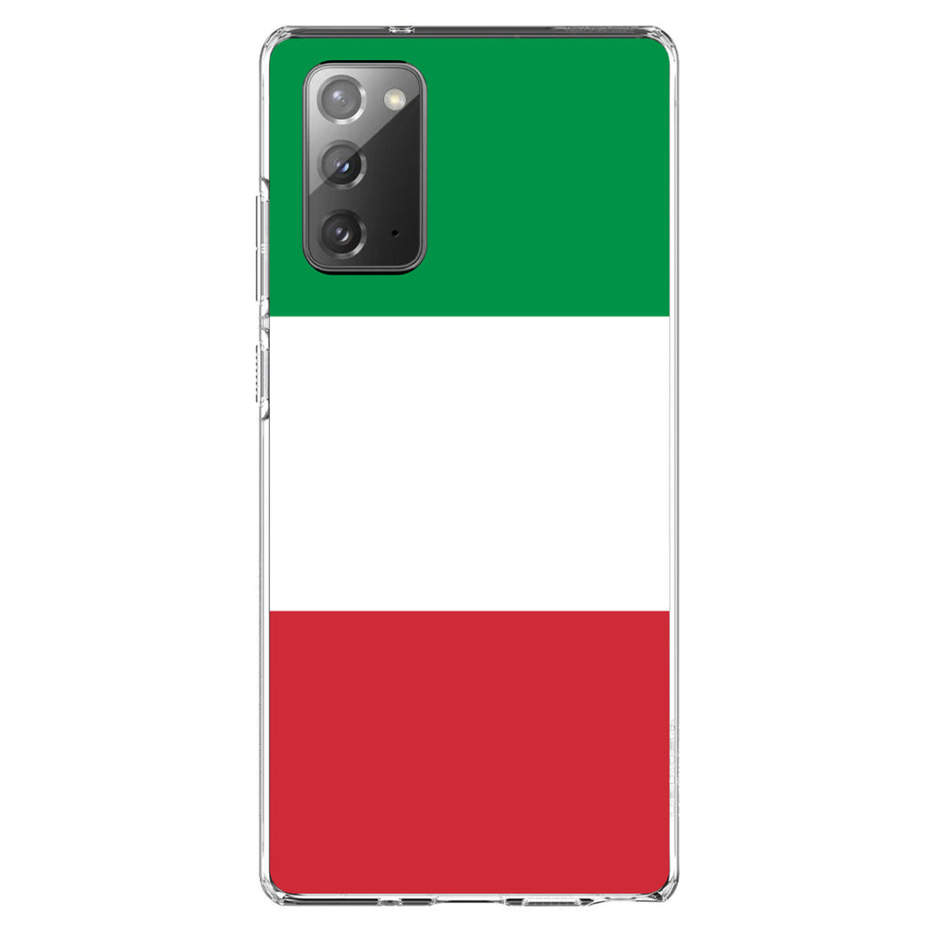 Italy Flag Red White Green Clear Shockproof iPhone Case, view 7