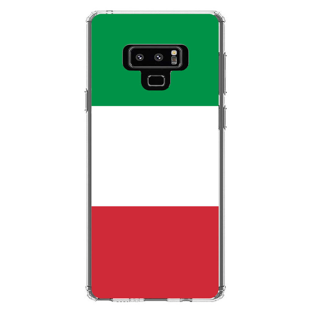 Italy Flag Red White Green Clear Shockproof iPhone Case, view 11