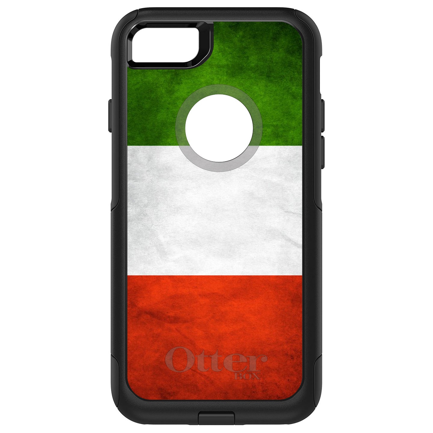 DistinctInk™ OtterBox Commuter Series Case for Apple iPhone or Samsung Galaxy - Italy Old Flag