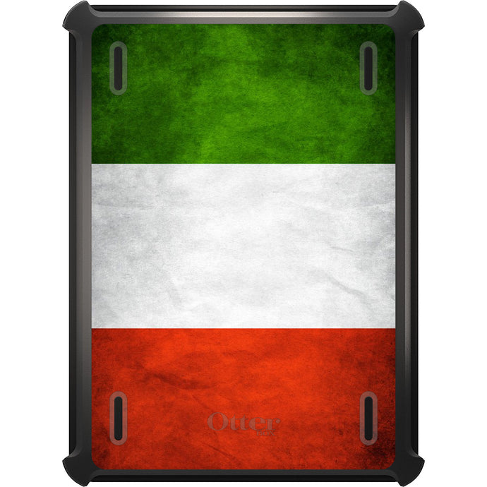 DistinctInk™ OtterBox Defender Series Case for Apple iPad / iPad Pro / iPad Air / iPad Mini - Italy Old Flag