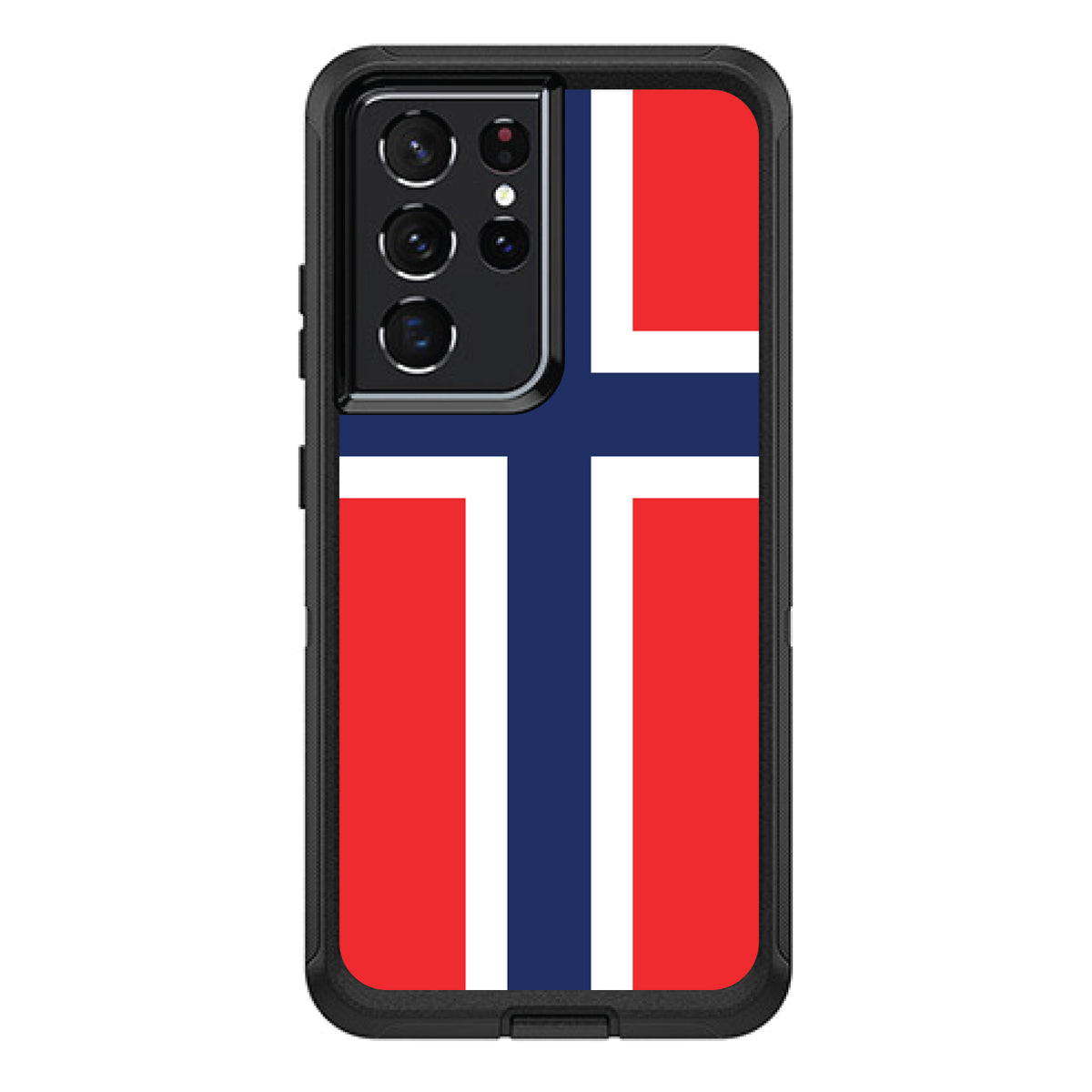 Norway Flag OtterBox Defender Case for iPhone & Galaxy, view 7