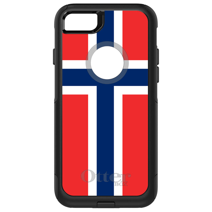 DistinctInk OtterBox Commuter Series Case for Apple iPhone or Samsung Galaxy - Norway Flag