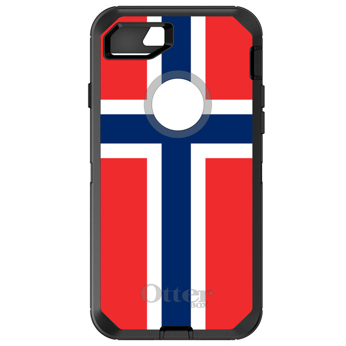 DistinctInk™ OtterBox Defender Series Case for Apple iPhone / Samsung Galaxy / Google Pixel - Norway Flag