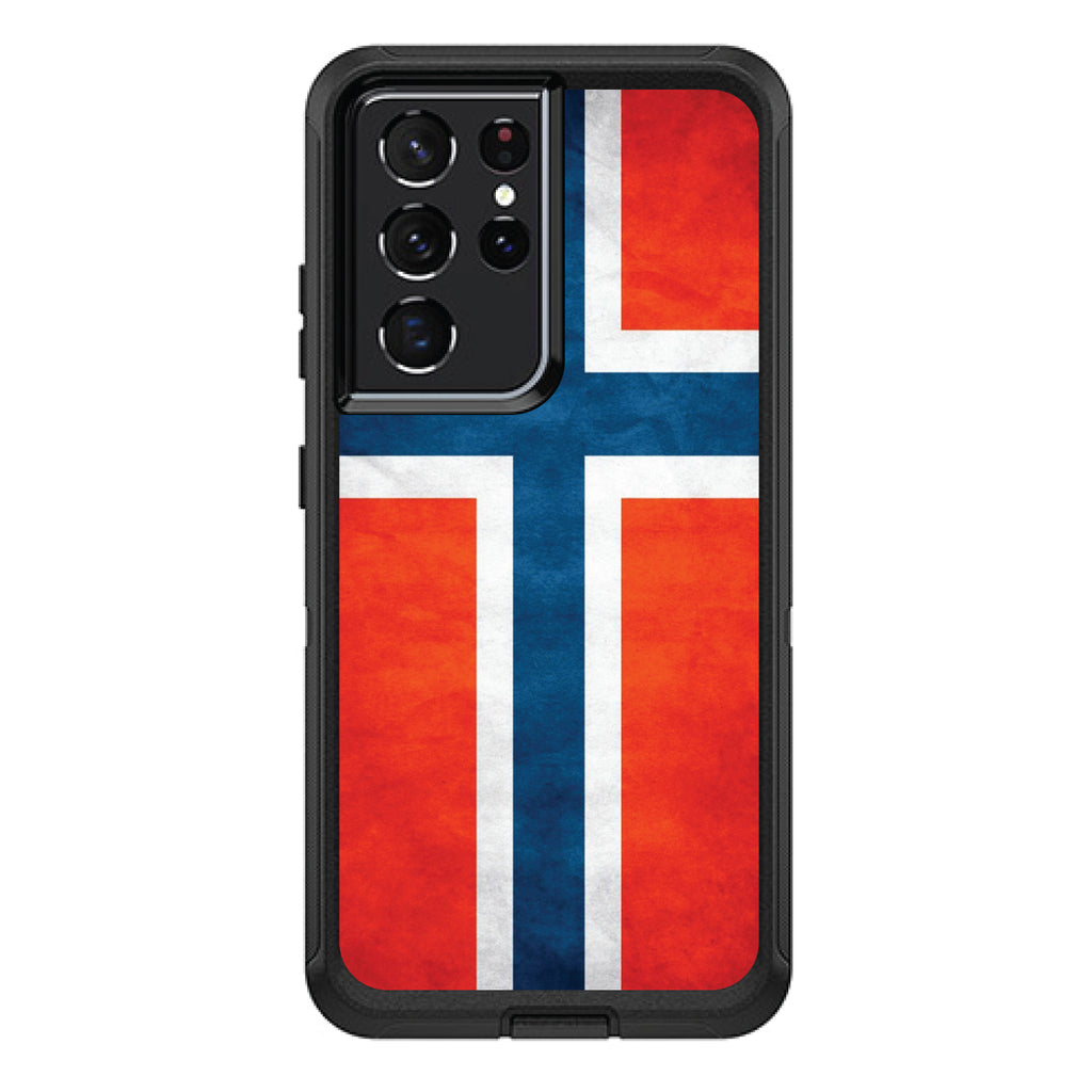 Norway Old Flag OtterBox Defender Case for iPhone & Galaxy, view 7