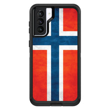 DistinctInk™ OtterBox Defender Series Case for Apple iPhone / Samsung Galaxy / Google Pixel - Norway Old Flag