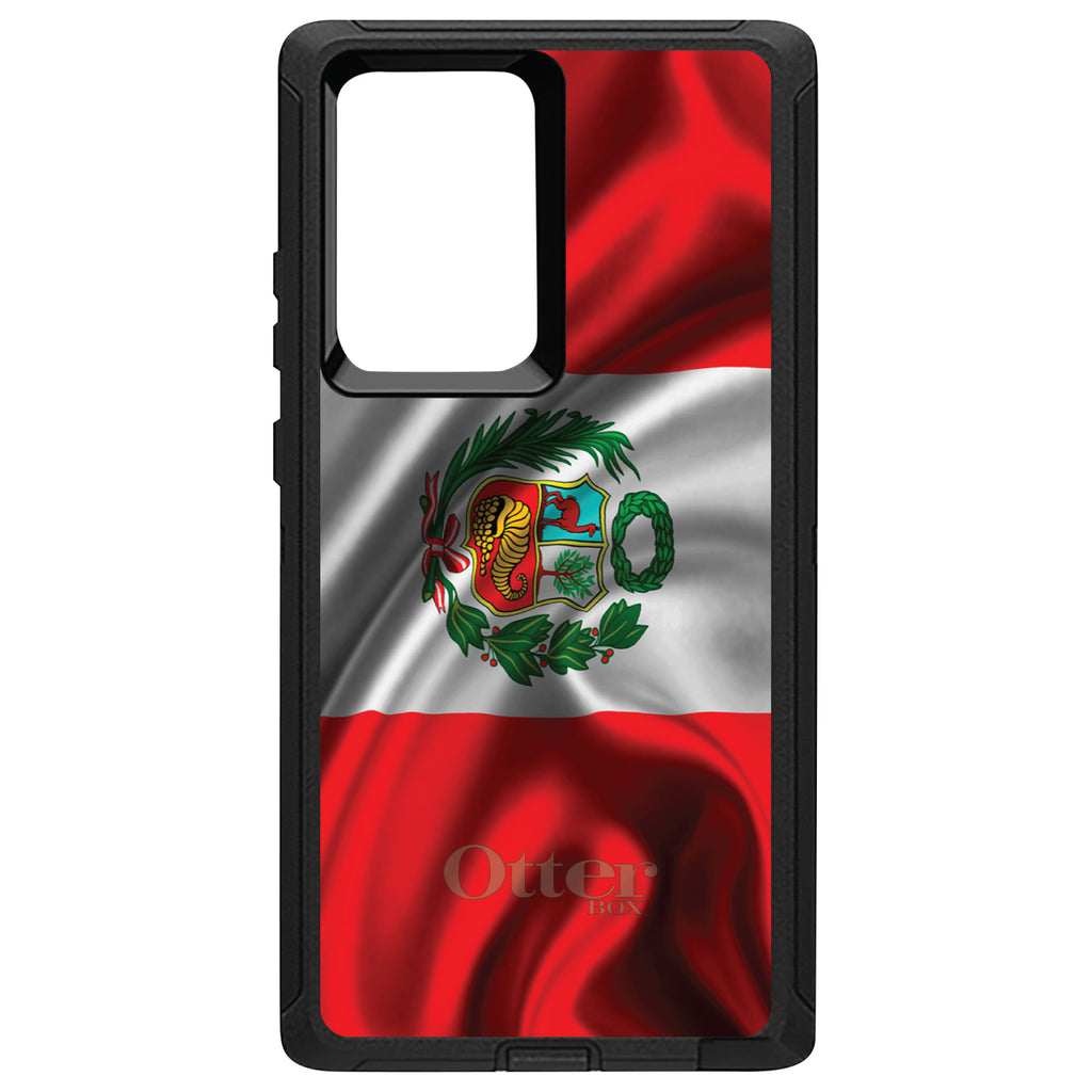 Peru Waving Flag OtterBox Defender Case for iPhone & Galaxy, view 13