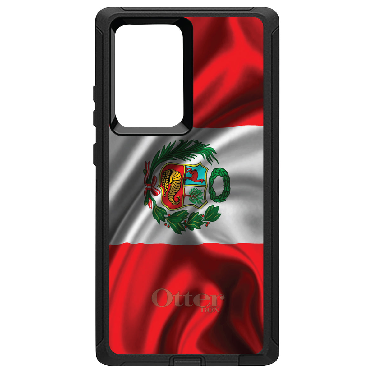Peru Waving Flag OtterBox Defender Case for iPhone & Galaxy, view 13