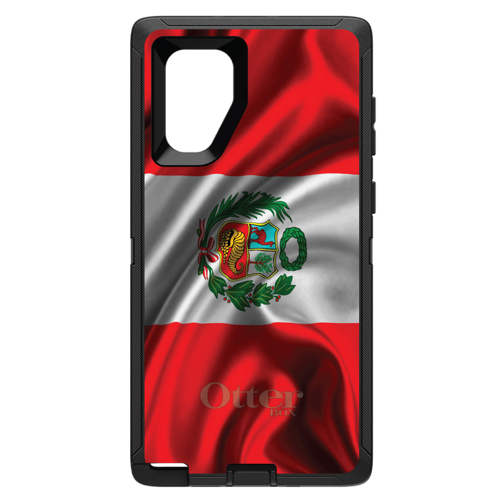 Peru Waving Flag OtterBox Defender Case for iPhone & Galaxy, view 15