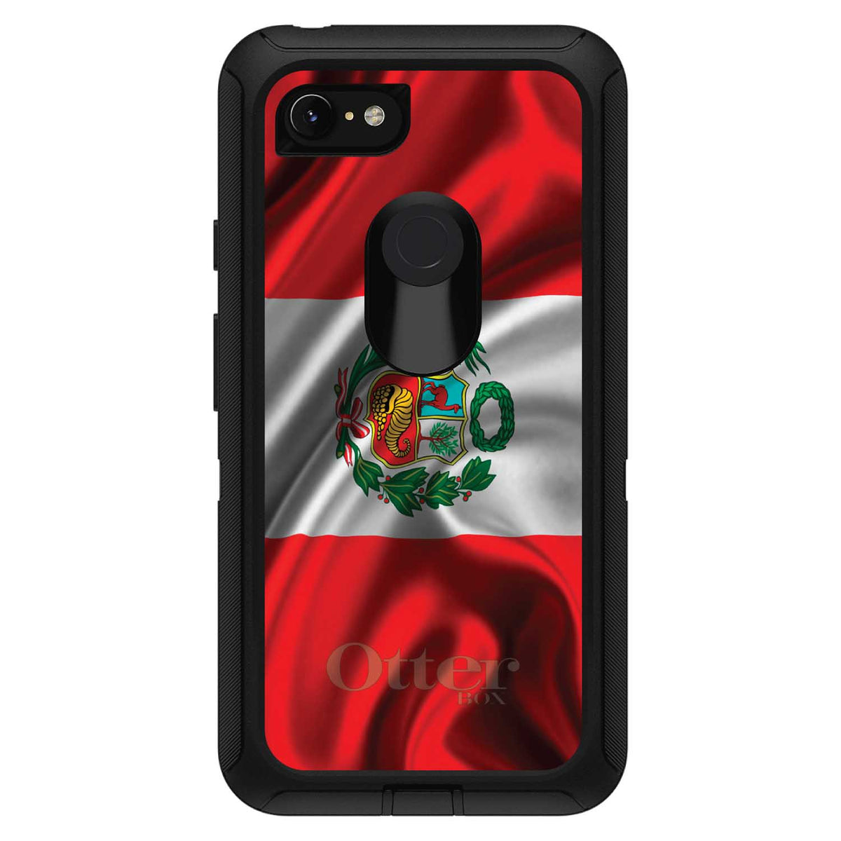 Peru Waving Flag OtterBox Defender Case for iPhone & Galaxy, view 18