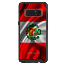 DistinctInk™ OtterBox Symmetry Series Case for Apple iPhone / Samsung Galaxy / Google Pixel - Peru Waving Flag
