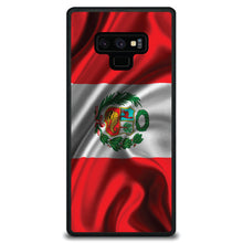 DistinctInk® Hard Plastic Snap-On Case for Apple iPhone or Samsung Galaxy - Peru Waving Flag