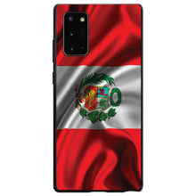 DistinctInk® Hard Plastic Snap-On Case for Apple iPhone or Samsung Galaxy - Peru Waving Flag