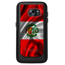DistinctInk™ OtterBox Commuter Series Case for Apple iPhone or Samsung Galaxy - Peru Waving Flag