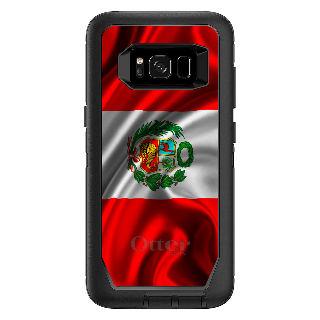 Peru Waving Flag OtterBox Defender Case for iPhone & Galaxy, view 12