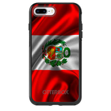 DistinctInk™ OtterBox Symmetry Series Case for Apple iPhone / Samsung Galaxy / Google Pixel - Peru Waving Flag