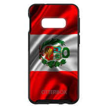 DistinctInk™ OtterBox Symmetry Series Case for Apple iPhone / Samsung Galaxy / Google Pixel - Peru Waving Flag